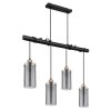 Globo FANNI Pendant Light brass, black, 4-light sources