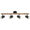 Globo HERTI Ceiling Light brown, black, 4-light sources