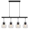 Globo MINA Pendant Light LED black, 4-light sources