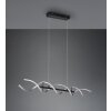 Trio Sequence Pendant Light LED aluminium, black, 1-light source