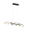Trio Sequence Pendant Light LED brass, black, 1-light source