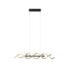 Trio Sequence Pendant Light LED brass, black, 1-light source