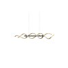 Trio Sequence Pendant Light LED brass, black, 1-light source