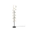 Trio Sequence Floor Lamp LED brass, black, 1-light source