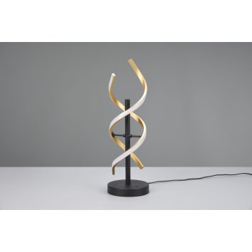 Trio Sequence Table lamp LED brass, black, 1-light source