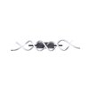 Trio Sequence Ceiling Light LED aluminium, black, 1-light source