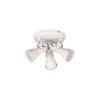 Trio Steam Ceiling Light Antique, white, 3-light sources