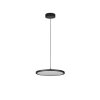 Trio Tray Pendant Light LED black, 1-light source