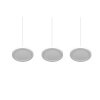 Trio Tray Pendant Light LED white, 3-light sources