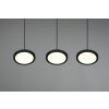 Trio Tray Pendant Light LED black, 3-light sources