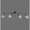 Leuchten-Direkt PASQUAL Ceiling Light black, 4-light sources