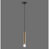 Leuchten-Direkt BRUNA Pendant Light brass, 1-light source