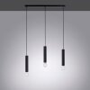 Leuchten-Direkt BRUNA Pendant Light black, 3-light sources