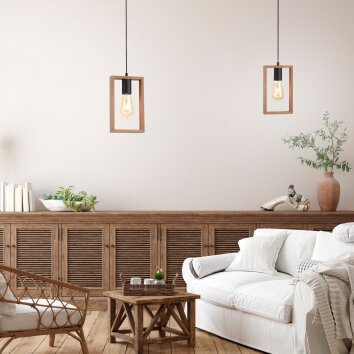 Leuchten-Direkt FRANKY Pendant Light black, 1-light source