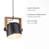 Leuchten-Direkt CUP Pendant Light black, 1-light source