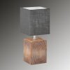 Fischer & Honsel Bronco Table lamp Wood like finish, 1-light source
