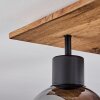Vouhet Ceiling Light brown, Wood like finish, black, 4-light sources