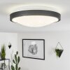 Subles Ceiling Light LED black, white, 1-light source, Motion sensor