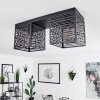Cire Ceiling Light black, 2-light sources