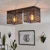 Cire Ceiling Light black, 2-light sources