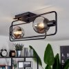 Agropoli Ceiling Light black, 2-light sources