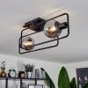 Agropoli Ceiling Light black, 2-light sources