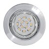 Eglo PENETO recessed light chrome, 1-light source