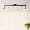 Brilliant Kerry Ceiling Light gold, black, 6-light sources