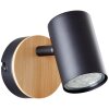 Brilliant Niels wall spotlight brown, black, 1-light source