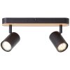 Brilliant Niels Ceiling Light brown, black, 2-light sources