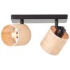Brilliant Raffy Ceiling Light black, 2-light sources