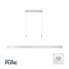 Paul Neuhaus PURE-MOTO Pendant Light LED aluminium, 3-light sources, Remote control