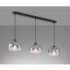 Fischer & Honsel Amos Pendant Light black, 3-light sources