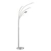 Fischer & Honsel Dent Floor Lamp LED matt nickel, 5-light sources