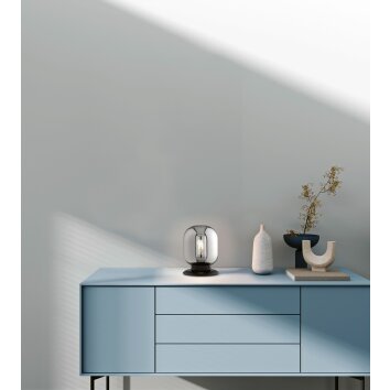 Fischer & Honsel Regi Table lamp black, 1-light source