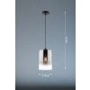 Fischer & Honsel Samu Pendant Light black, 1-light source