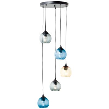 Brilliant Amiri Pendant Light black, 5-light sources