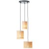 Brilliant Raffy Pendant Light black, 3-light sources