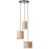 Brilliant Raffy Pendant Light black, 3-light sources