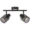 Brilliant Bano Ceiling Light black, 2-light sources