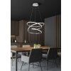 Reality Bologna Pendant Light LED chrome, 1-light source