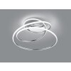 Reality Bologna Ceiling Light LED chrome, 1-light source