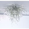 Paul Neuhaus ICICLE Ceiling Light stainless steel, 9-light sources