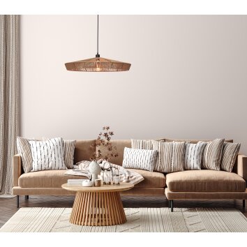 Lucide YUNKAI Pendant Light black, 1-light source