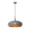Lucide RAYCO Pendant Light grey, 1-light source
