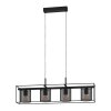 Eglo CATTERICK Pendant Light black, 4-light sources