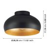Eglo MOGANO Ceiling Light black, 1-light source