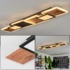 Sourbarie Ceiling Light LED brown, Wood like finish, black, 1-light source