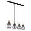 Globo FANNI Pendant Light brass, black, 4-light sources