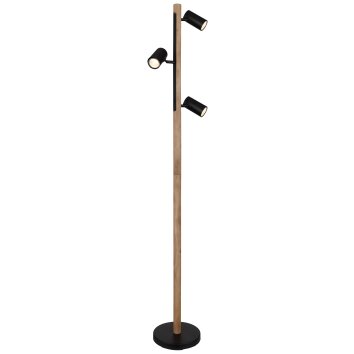 Globo HERTI Floor Lamp brown, black, 3-light sources